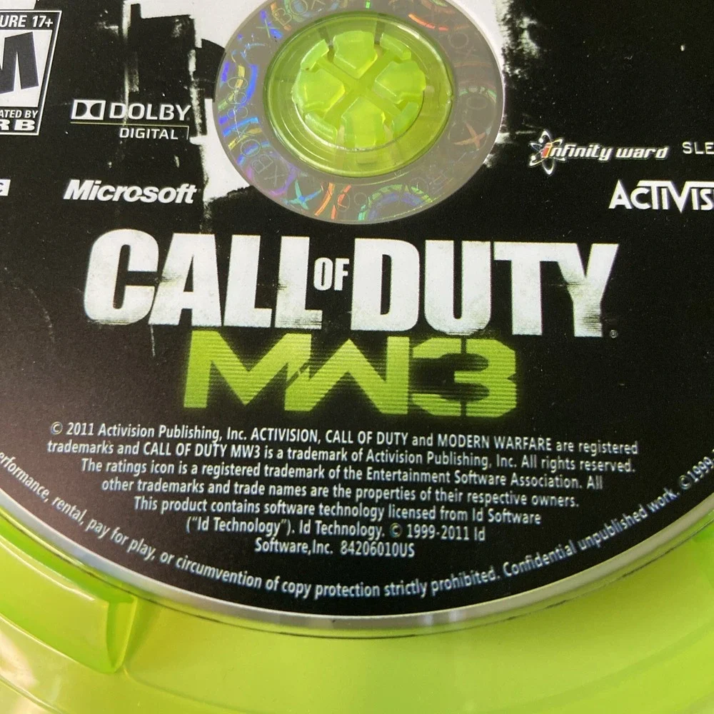 Call of Duty Modern Warfare 3 Video Game Xbox 360 Action War Booklet CIB